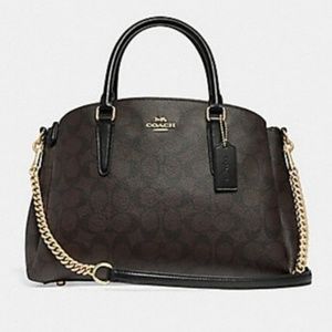 NWT COACH Signature Canvas Sage Carry all